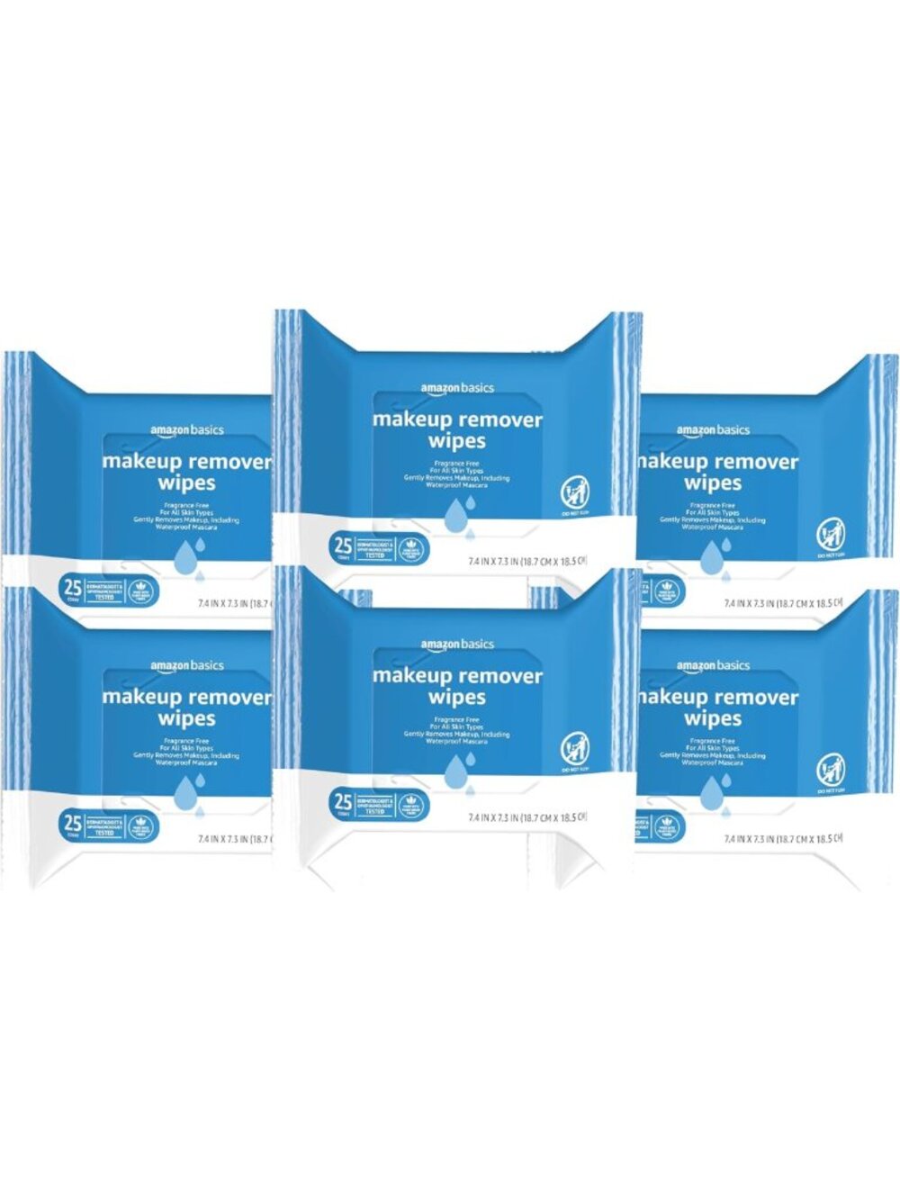 Gentle Makeup Remover Wipes - Fragrance-Free, Alcohol-Free, Waterproof Mascara
